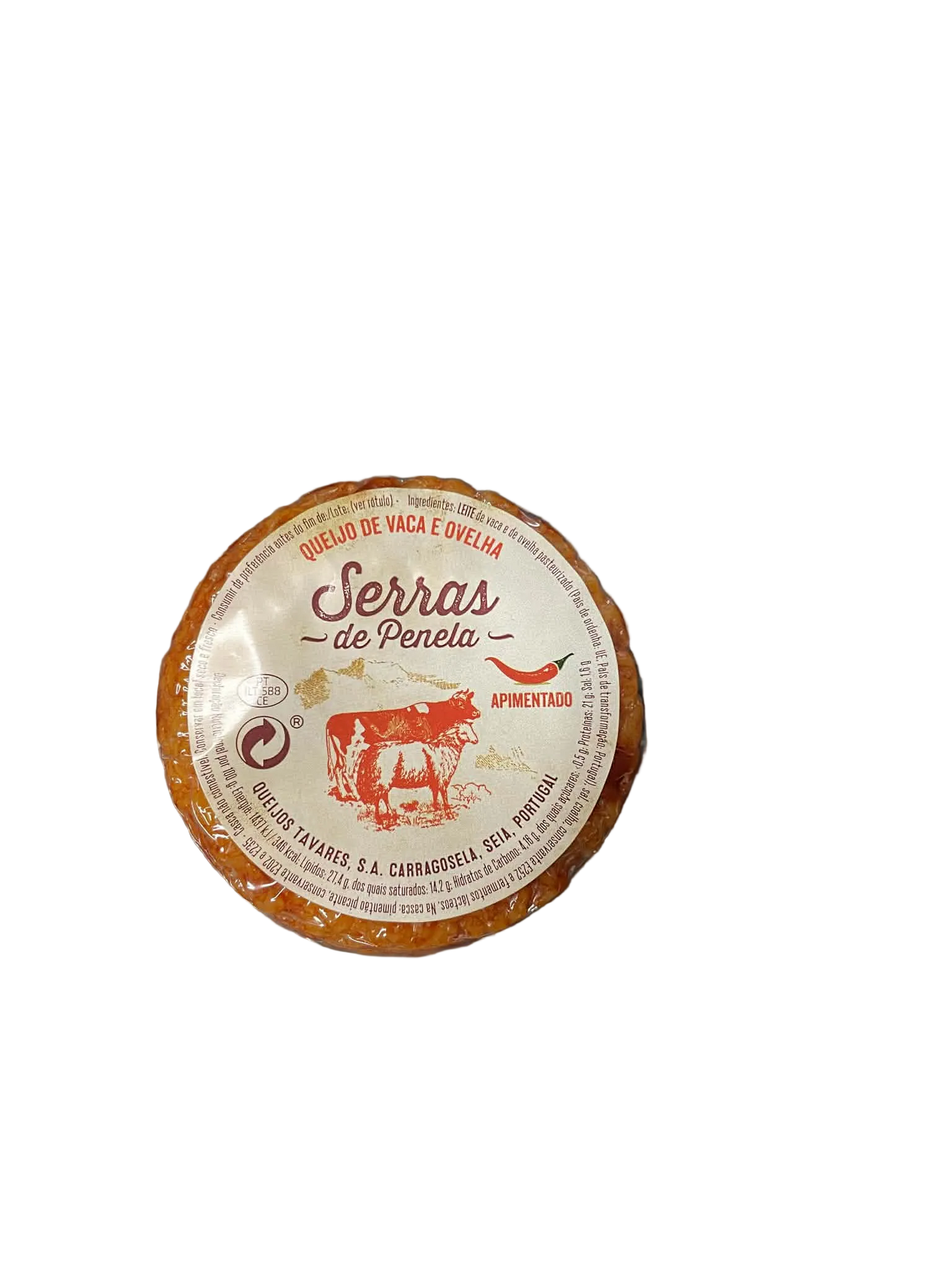 Cow and sheep cheese from Serras de Penela with chili pepper