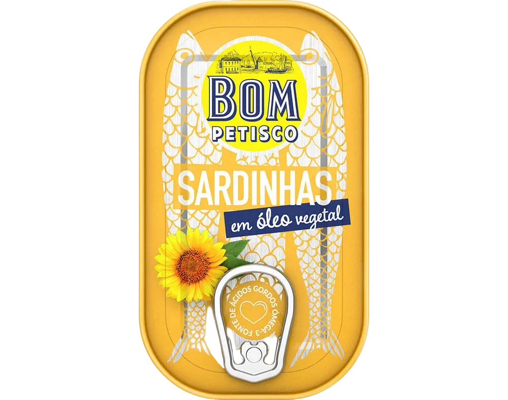Bom Petisco Sardines in Vegetable Oil