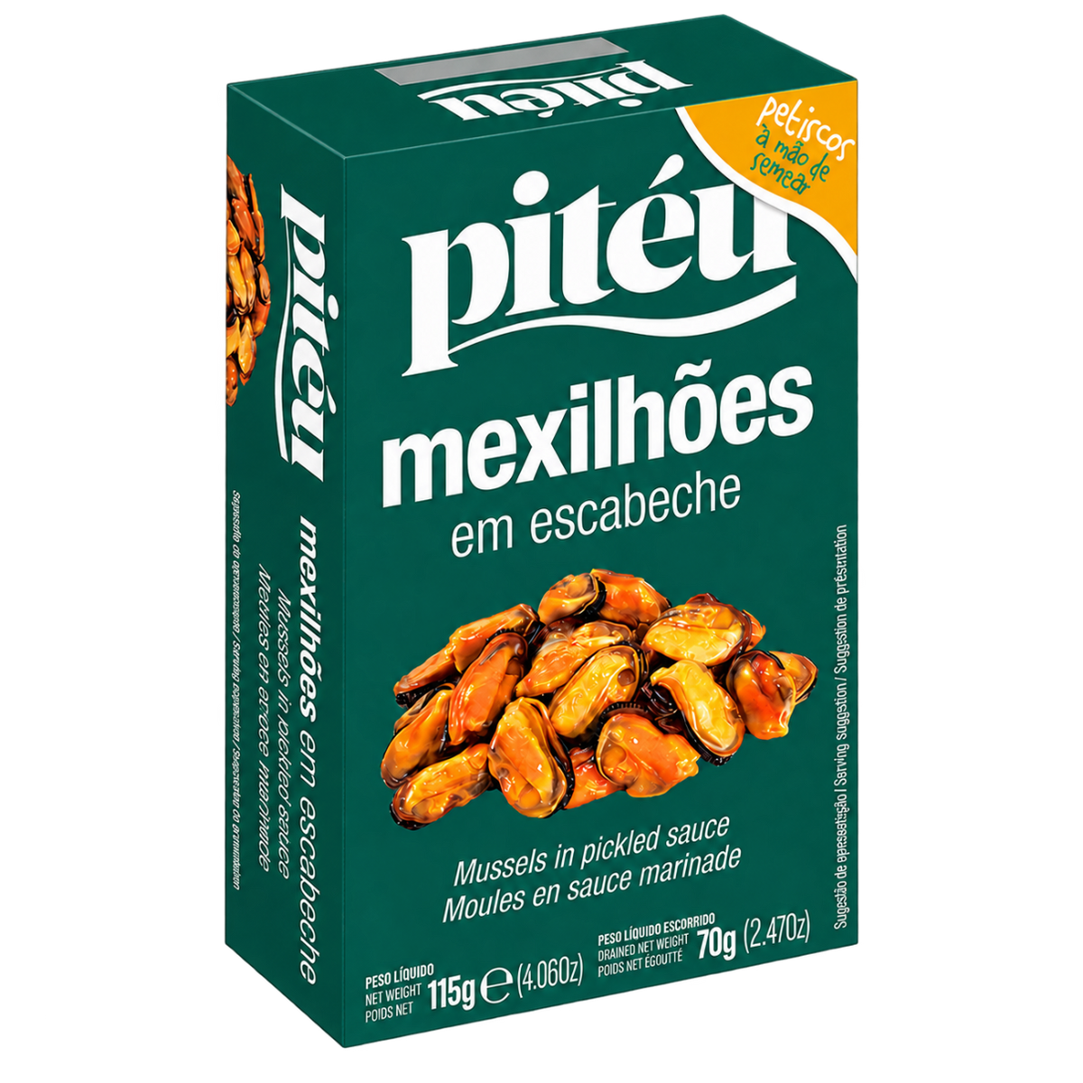 Portuguese canned mussels selection