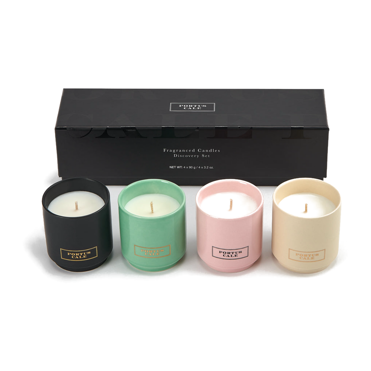 Portus Cale Discovery gift set of four scented candles