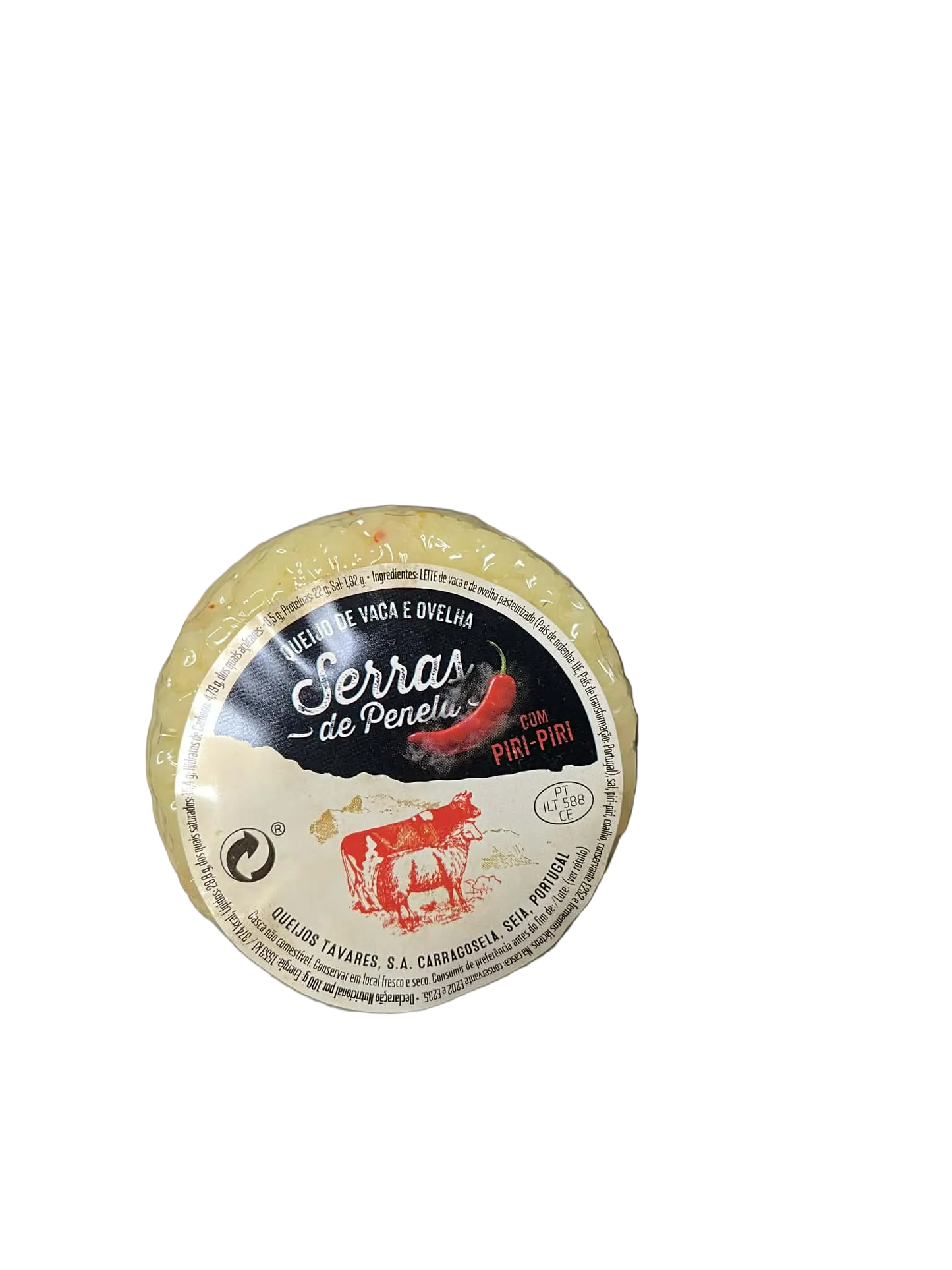 Cow and sheep cheese from Serras de Penela with Piri Piri