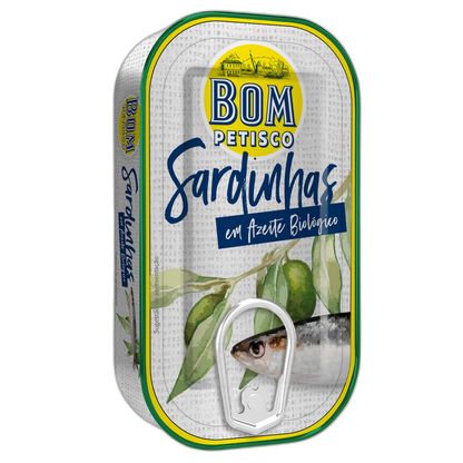 Bom Petisco sardinės ekologiškame alyvuogių aliejuje