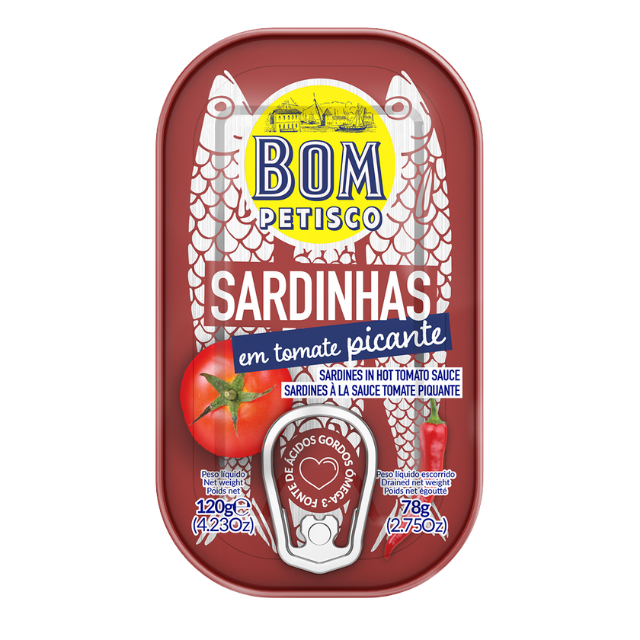 Sardinhas Bom Petisco ao Tomate Picante