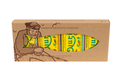 NURI Signature kolekcija – 4 izcilas Portugāles sardīnes (4 × 125g)