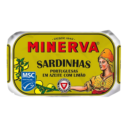 Minerva portugalų sardinės alyvuogių aliejuje degustacijai (4 x 120 g)