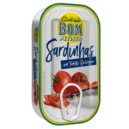 Bom Petisco Sardines Bio pomidoruose