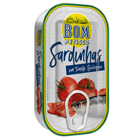 Bom Petisco Sardines Bio in Tomato