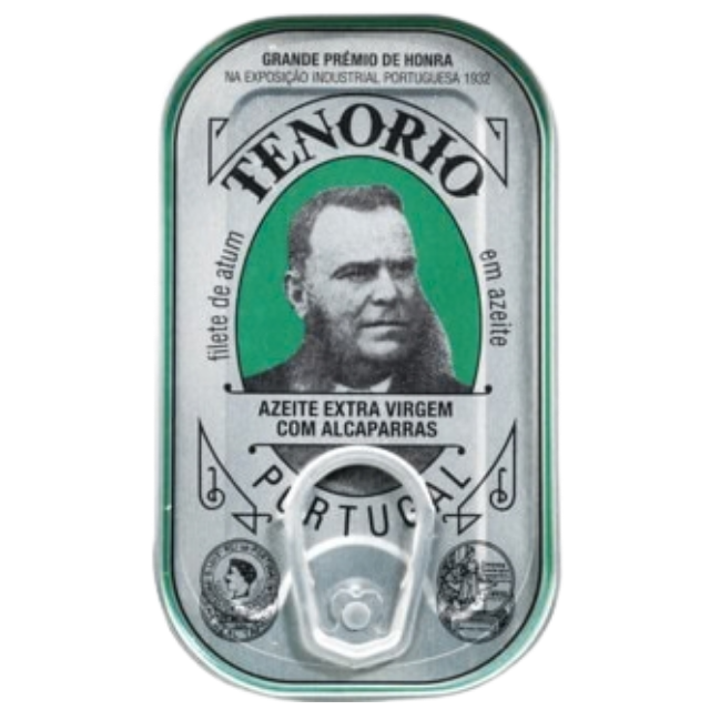 Tuno Filė Ypač Tyrame Alyvuogių Aliejuje Su Kaparėliais