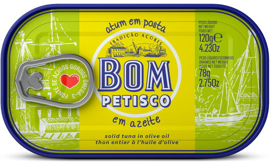 Tuna slice olive oil Bom Petisco