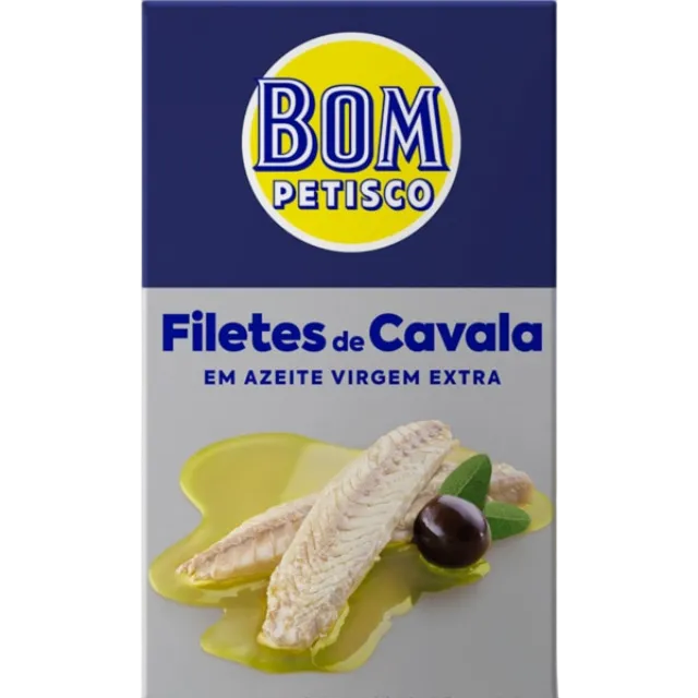 Bom Petisco Portuguese mackerel fillets in extra virgin olive oil