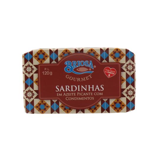 Briosa Gourmet Sardinės Alyvuogių Aliejuje Su Prieskoniais