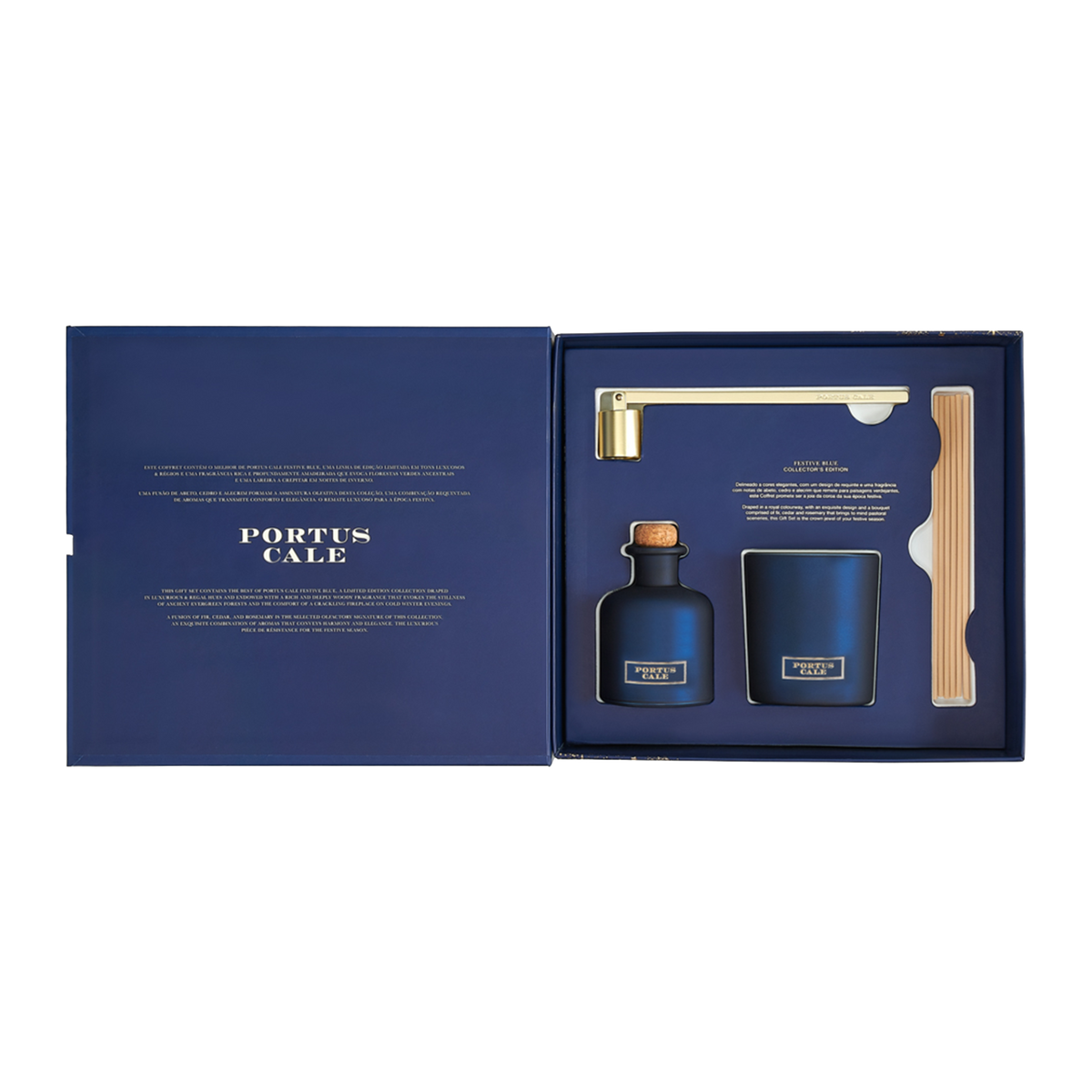 Portus Cale Festive Blue 2-3335 – official alternate view P2